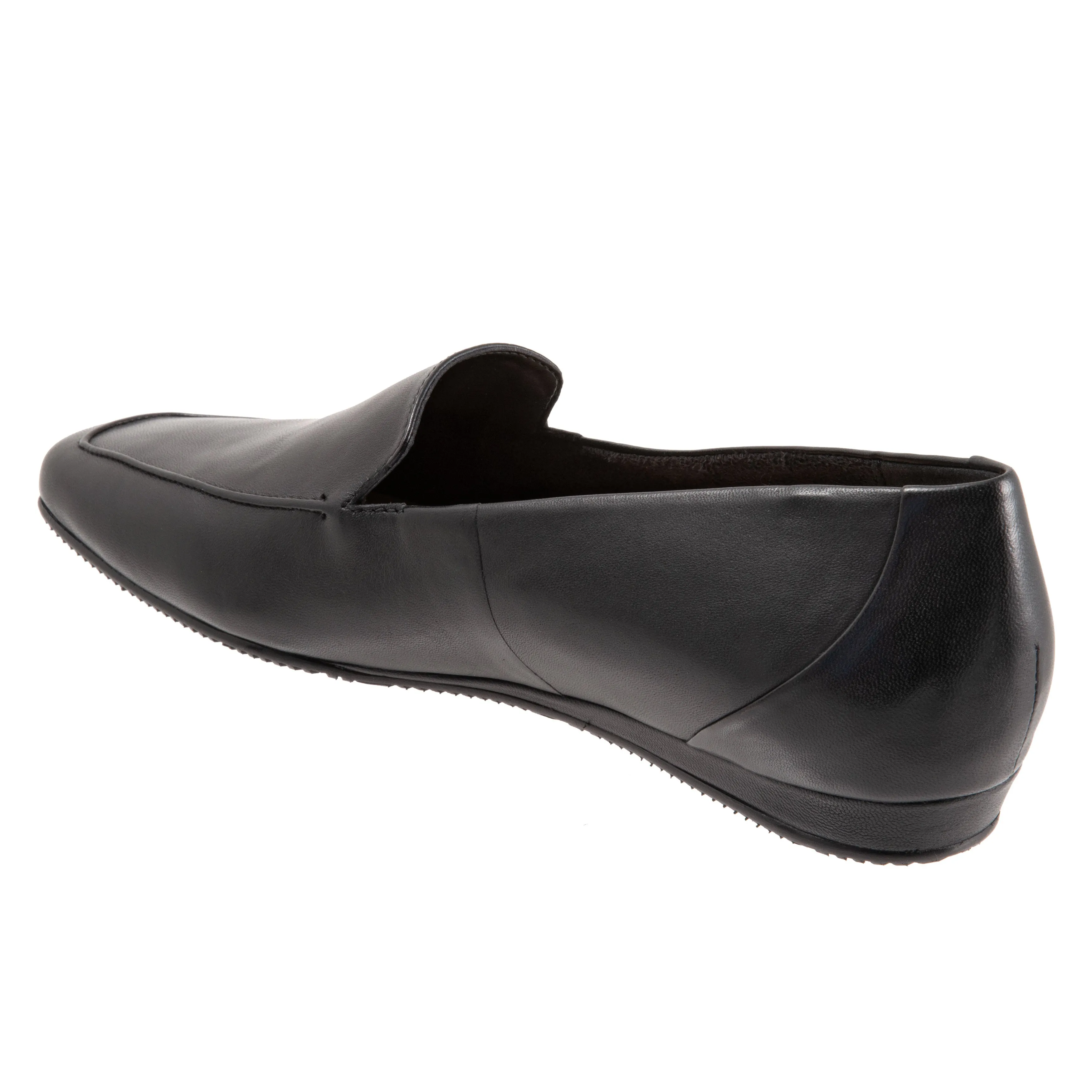 Vista Black Slip-on Shoes